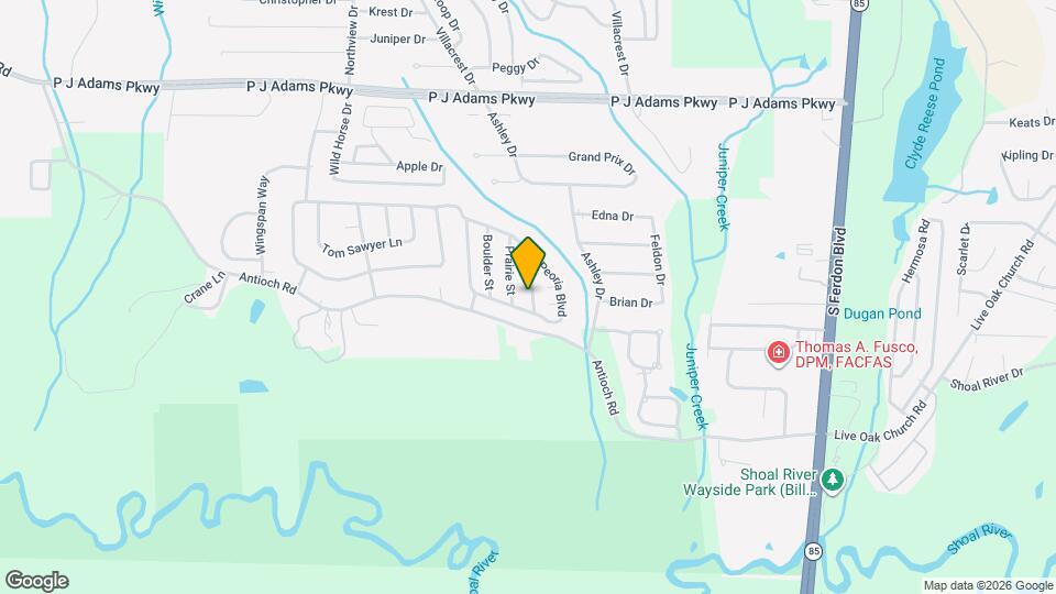 713 Presscott St Map and Location Details