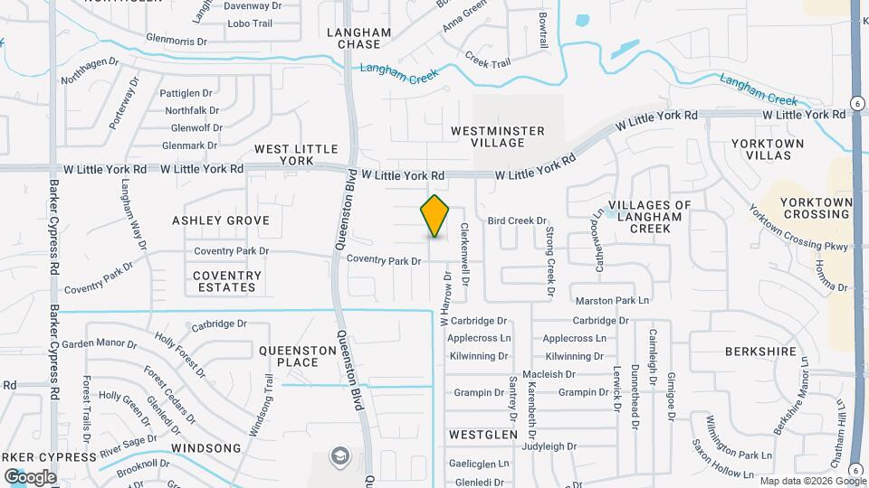 5810 Westminster Village Dr Map and Location Details