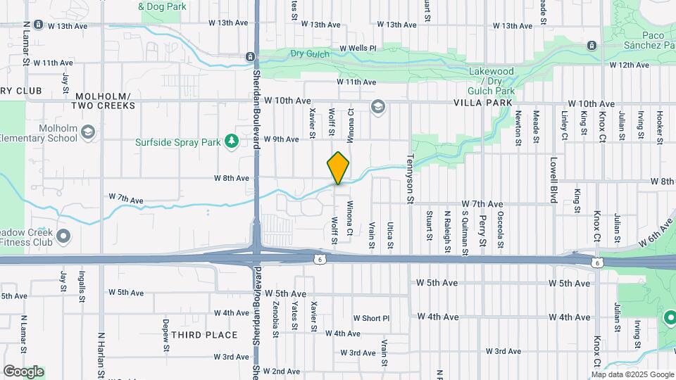 4729-4735 W 7th Ave Map and Location Details