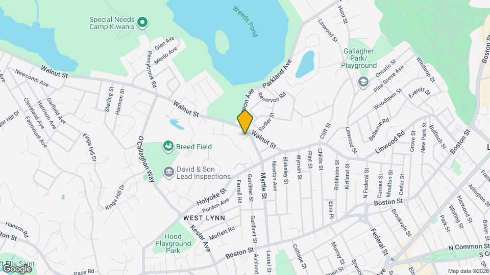 180 Myrtle St Map and Location Details