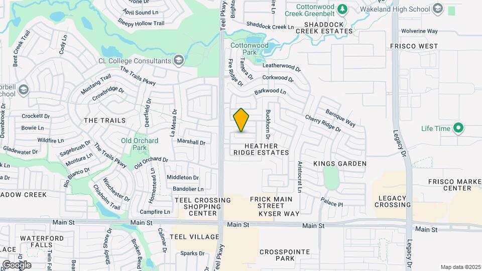 3187 Blue Oak Dr Map and Location Details