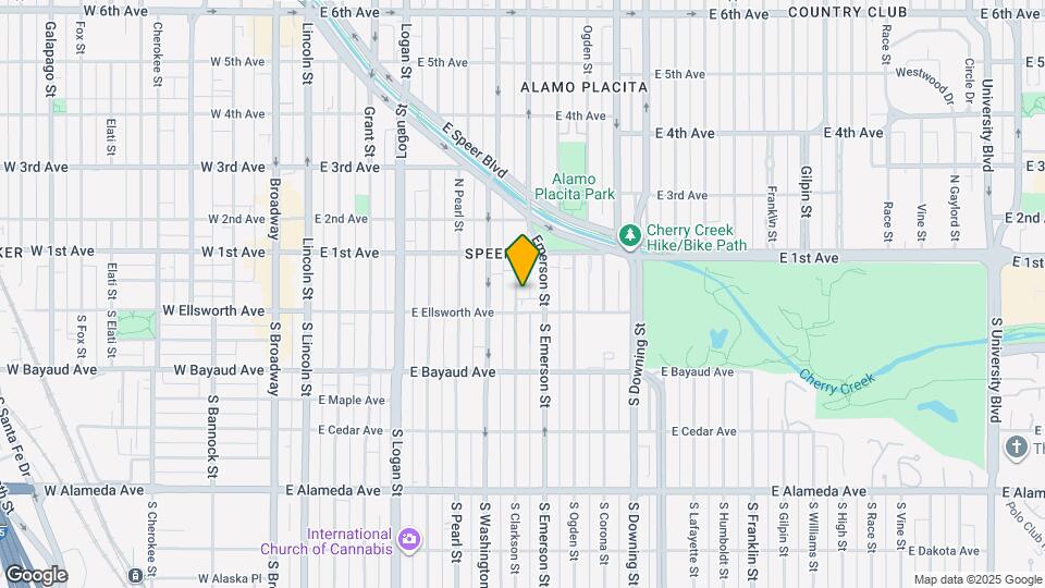 30 N Clarkson St Mapa y Detalles de la Ubicación