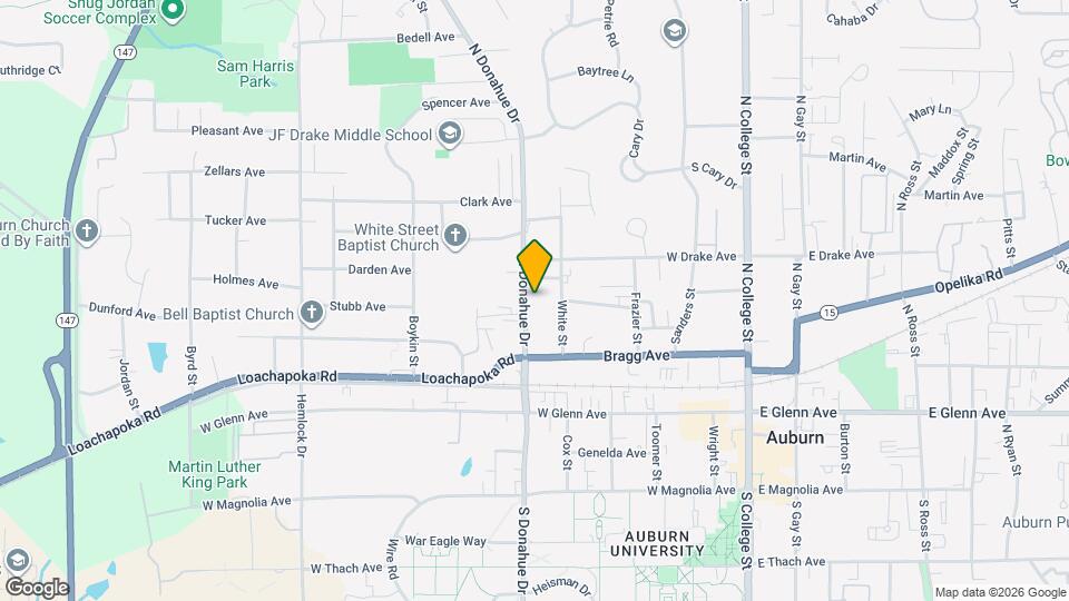 406 N Donahue Dr Map and Location Details