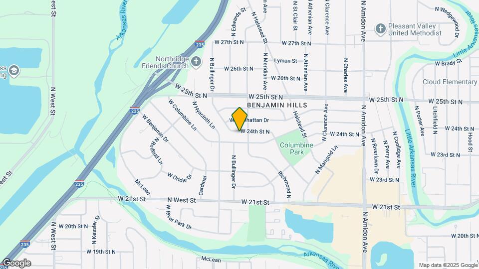 2617 W 24th St N Map and Location Details