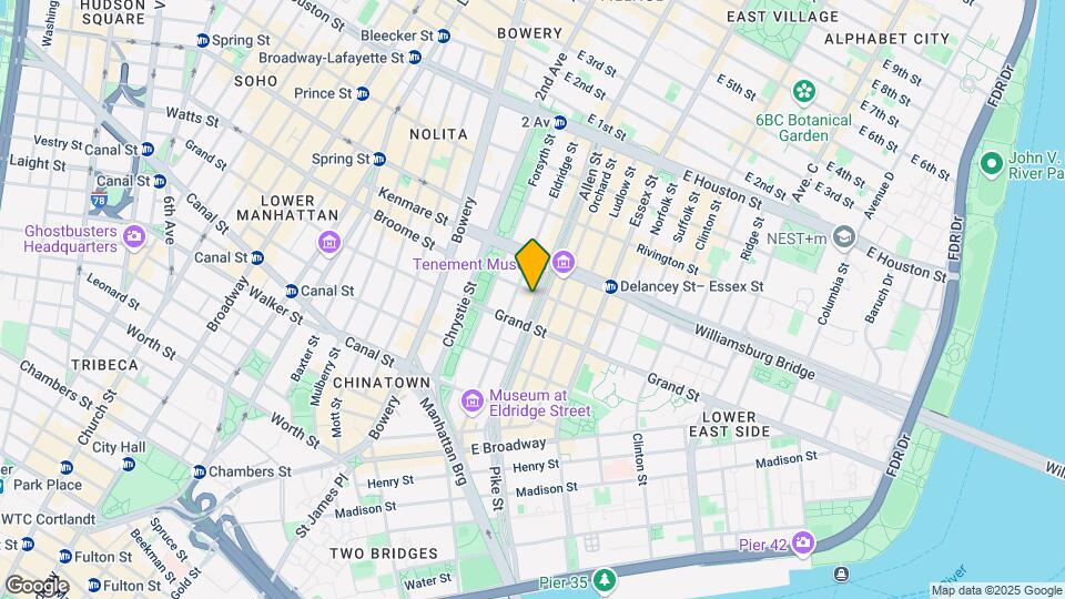 275-277 Broome St Map and Location Details