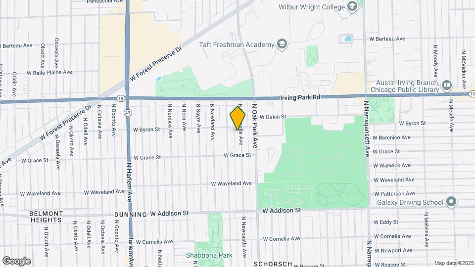 3850 N Newcastle Ave Map and Location Details