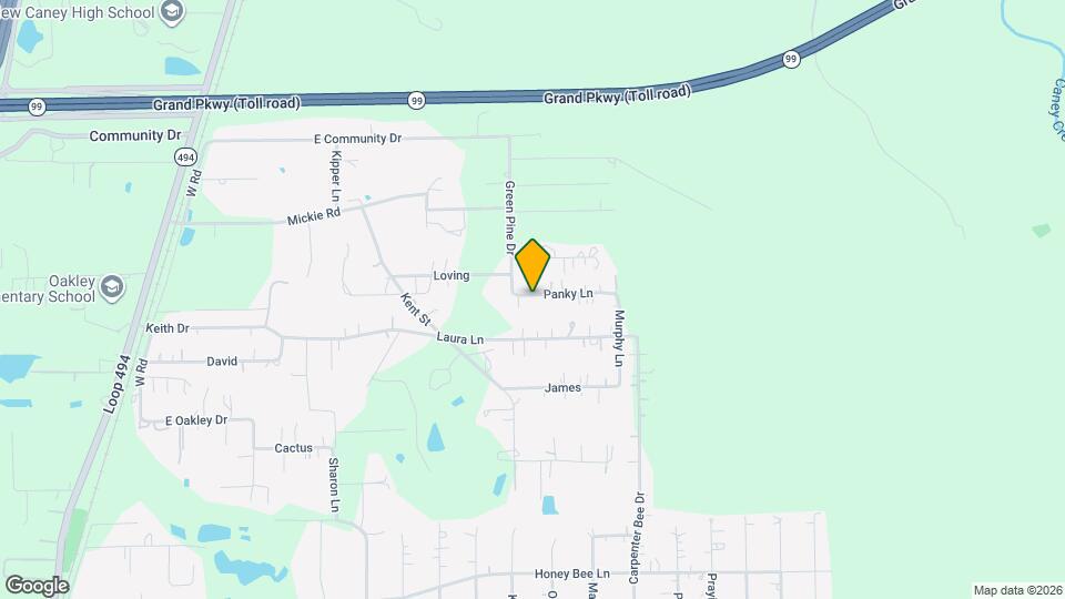 23732 Panky Ln Map and Location Details