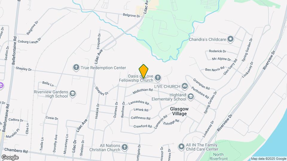 413 Shepley Dr Map and Location Details