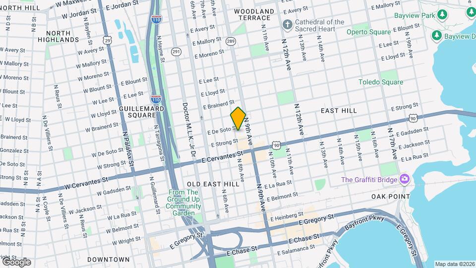 912 N 8th Ave Map and Location Details