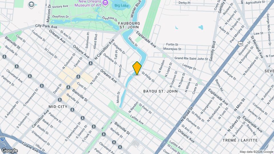 3349 Dumaine St Map and Location Details