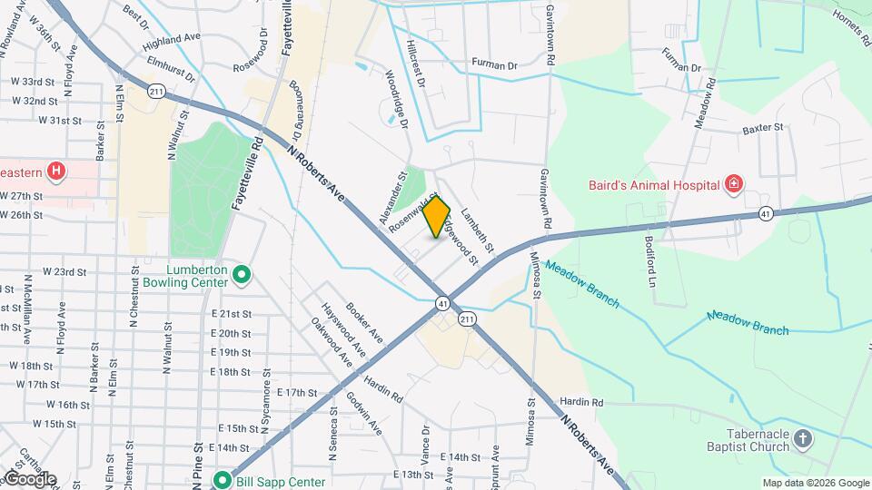 1109 North St Map and Location Details