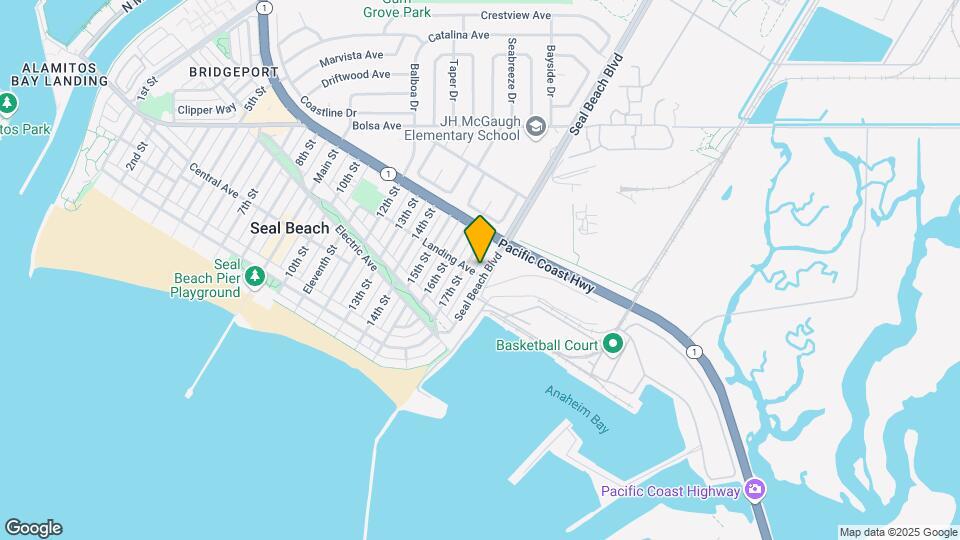 303 Seal Beach Blvd Map and Location Details