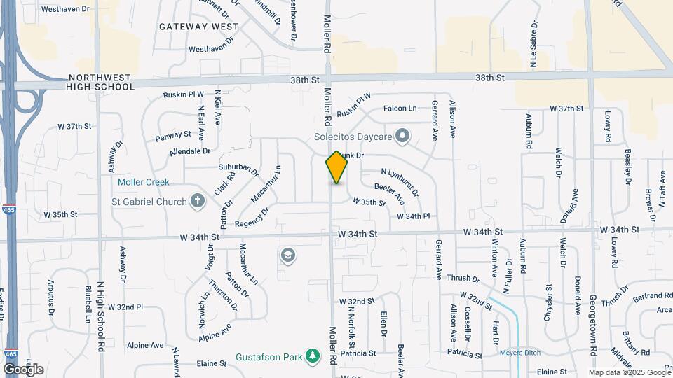 3511 Moller Rd Map and Location Details