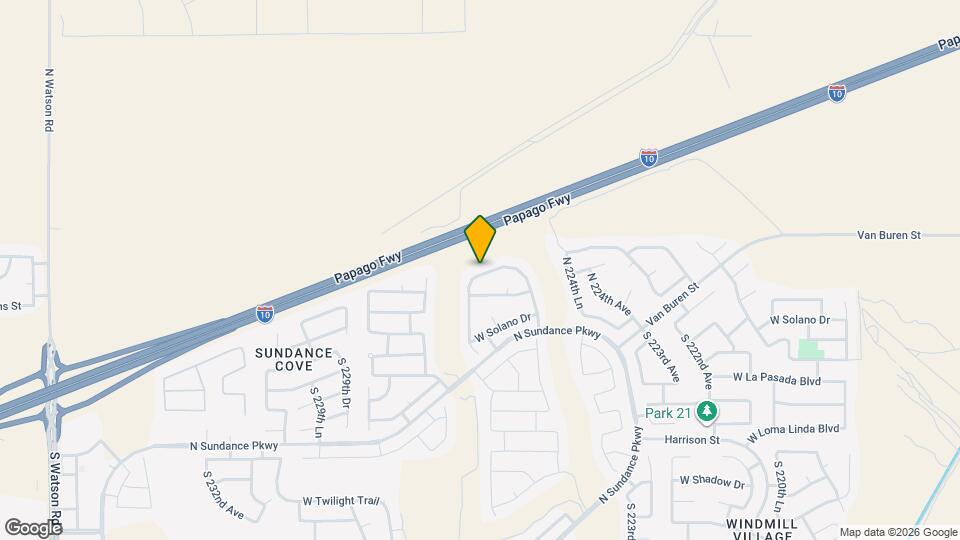 22660 W Adams Dr Mapa y Detalles de la Ubicación