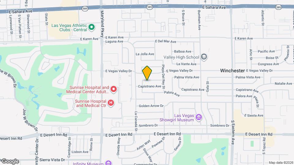 1595 Palma Vista Ave Map and Location Details