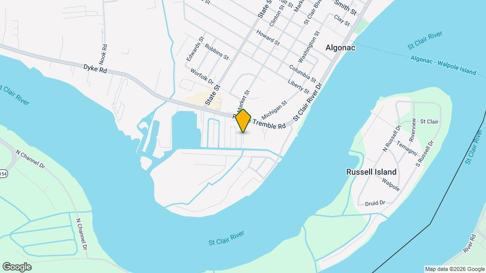 587 Pointe Tremble Rd, Unit 5 Map and Location Details