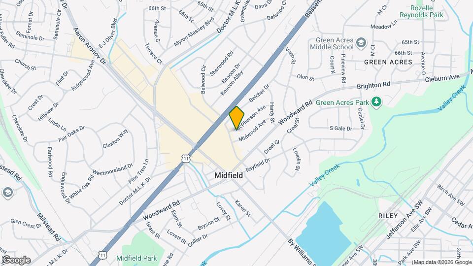 305 McPherson Ave Map and Location Details