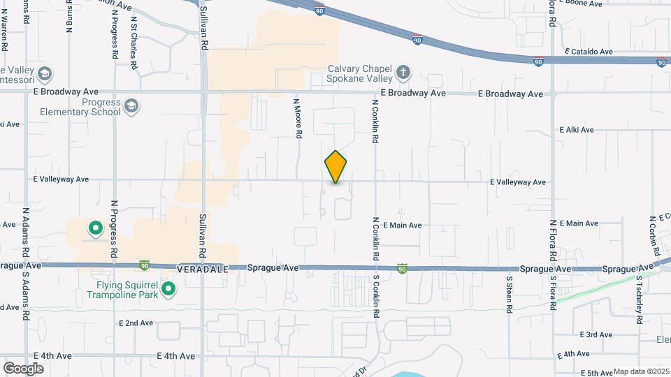 16104 E Valleyway Ave Map and Location Details