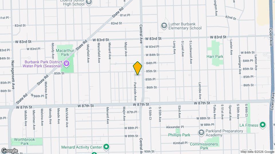 8511 Parkside Ave, Unit 1 Mapa y Detalles de la Ubicación