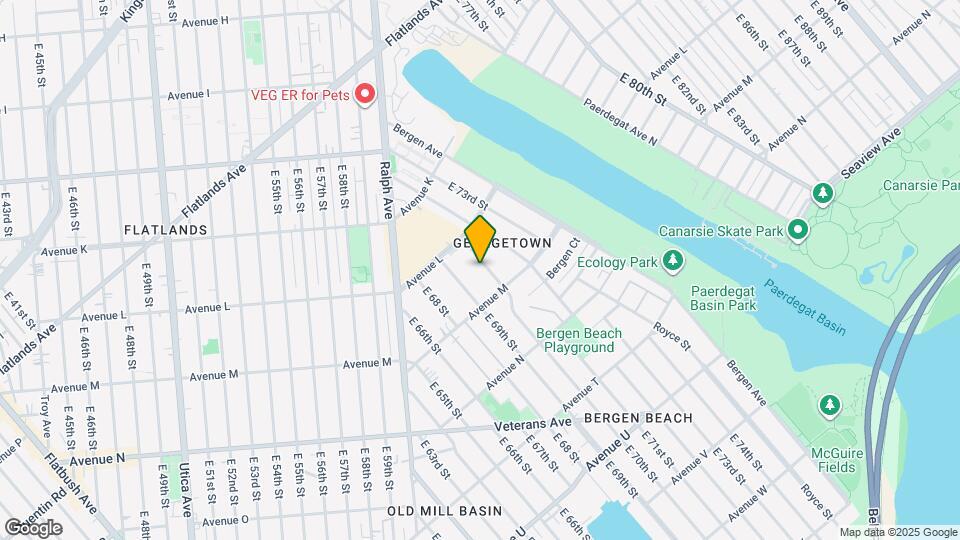 1250 E 70th St Map and Location Details