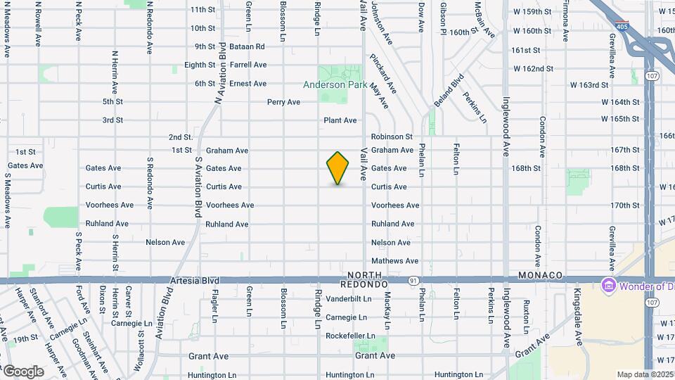 2212 Curtis Ave Map and Location Details