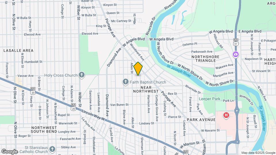 1029 Sherman Ave Map and Location Details