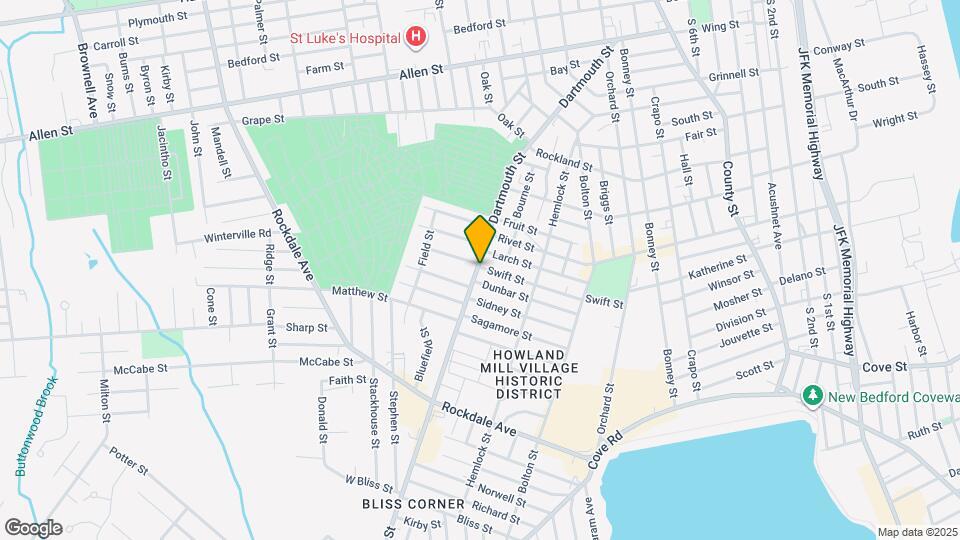 314 Dartmouth St, Unit 2 Mapa y Detalles de la Ubicación