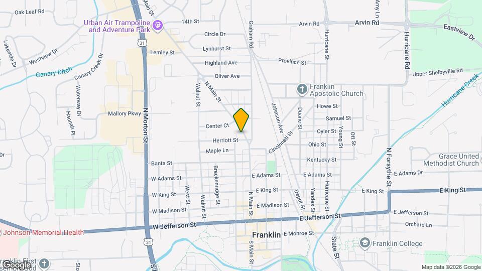 648 N Main St Map and Location Details