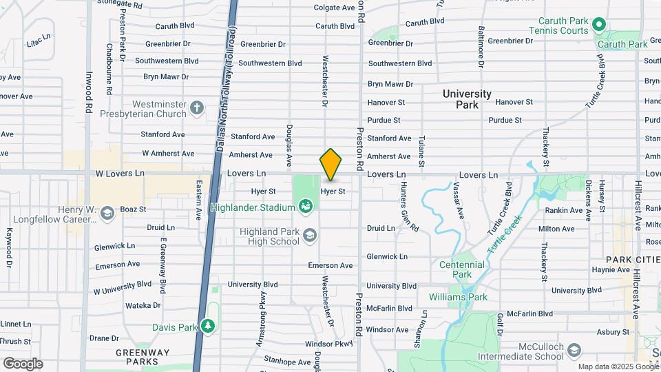 4142 Hyer St Map and Location Details