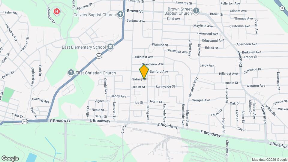 2637 Sidney St Mapa y Detalles de la Ubicación