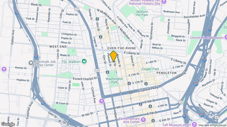 1421-1423 Race St Map and Location Details
