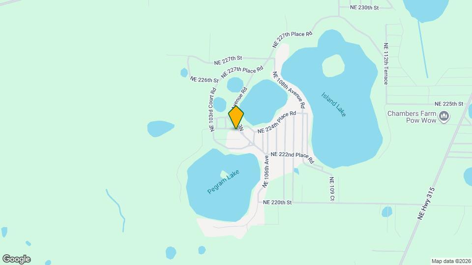 10438 NE 224th Place Rd Map and Location Details