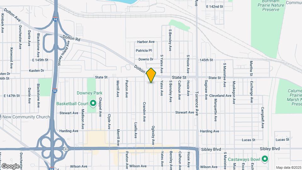 286 Oglesby Ave Map and Location Details