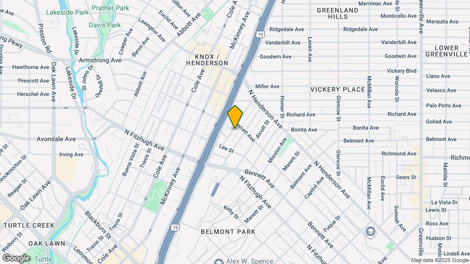 5038 Pershing St Map and Location Details