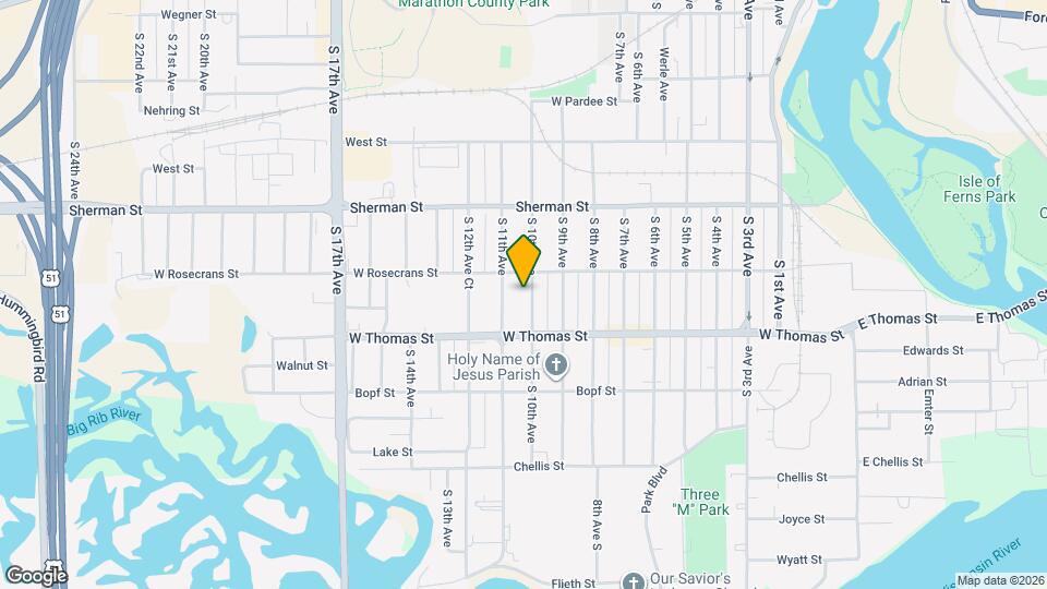 1014 S 10th Ave Map and Location Details