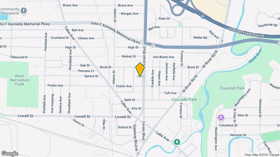 422 Lorain Blvd Map and Location Details