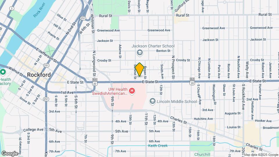 1416 E State St Map and Location Details