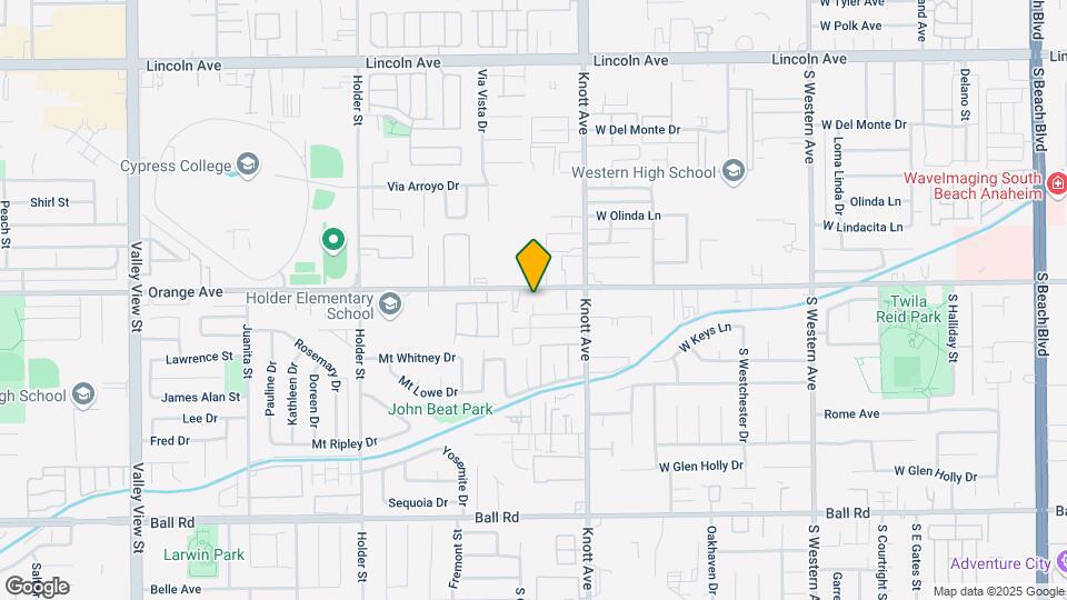 3618 W Orange Ave Map and Location Details