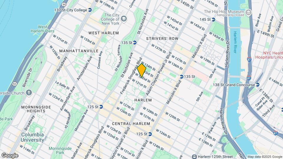 244 W 132nd St Map and Location Details