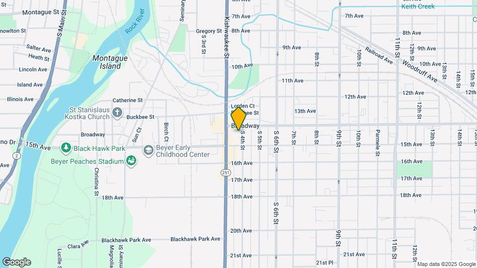 1509 S 4th St, Unit #1 Mapa y Detalles de la Ubicación