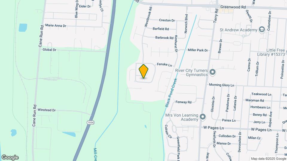 9808 Brooks Bend Rd Map and Location Details