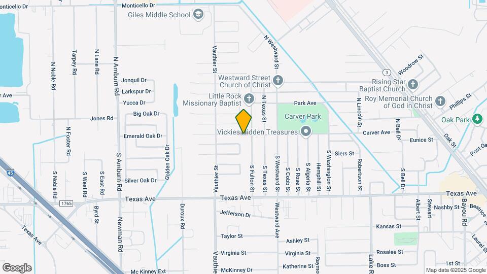7201 Carver Ave Map and Location Details