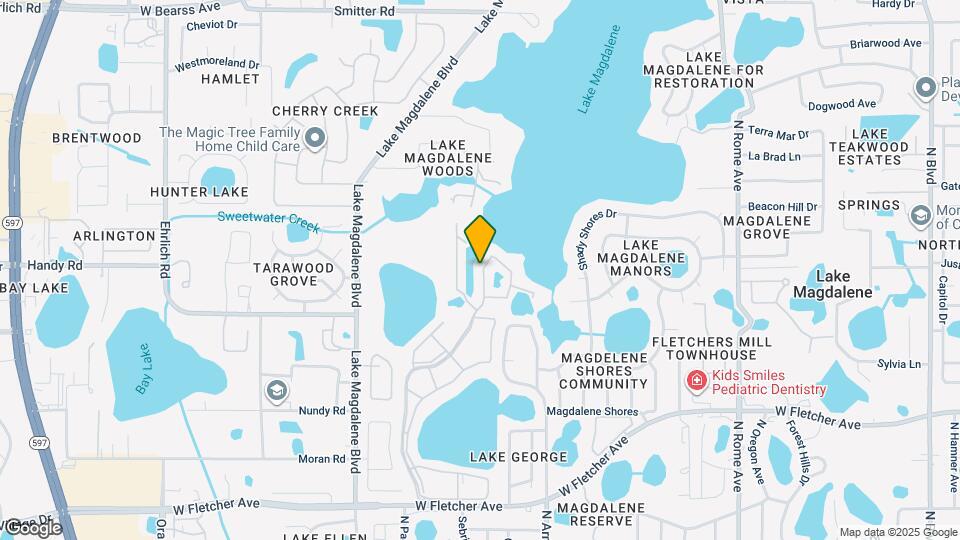 13708 Orange Sunset Dr Map and Location Details