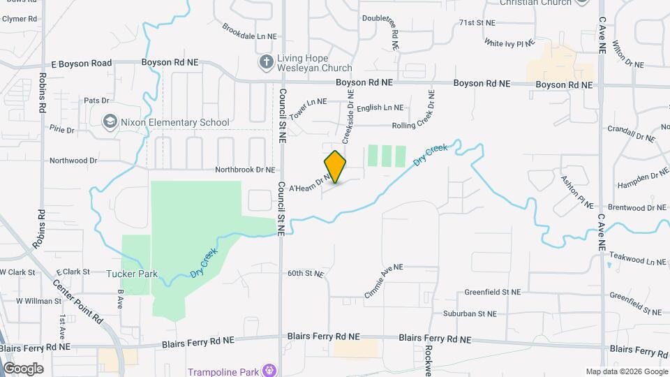 1307 Crossings Ct NE Map and Location Details