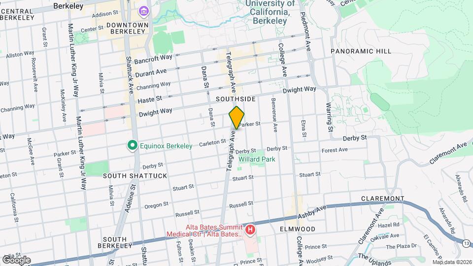 2615 Telegraph Ave, Unit 401 Mapa y Detalles de la Ubicación