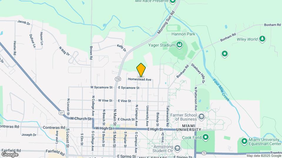 208 Homestead Ave Map and Location Details