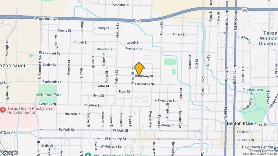 1307 Broadway St Map and Location Details