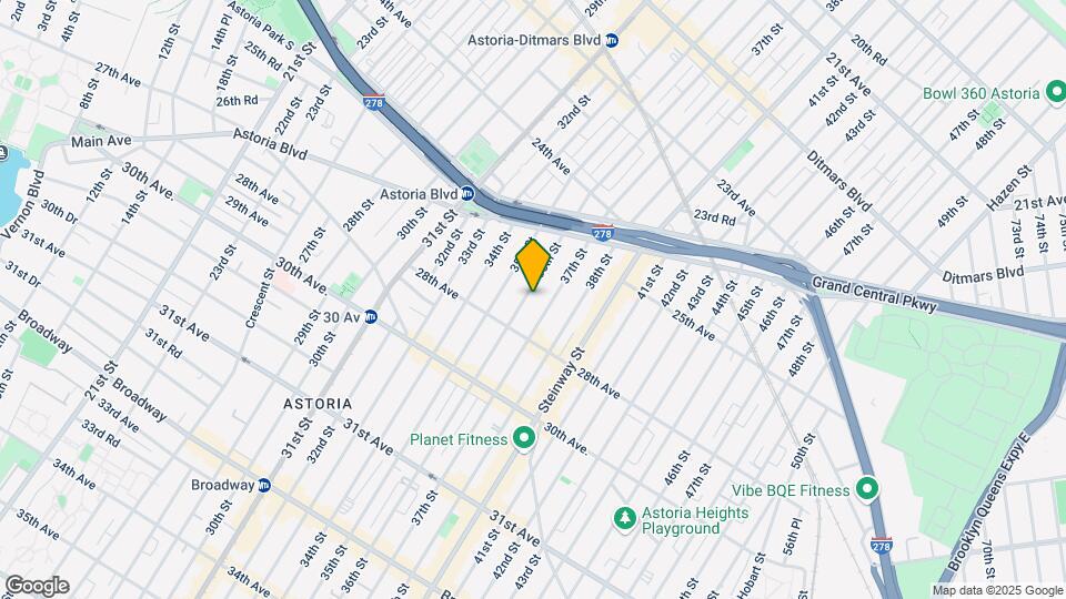 25-65-65 36th St Mapa y Detalles de la Ubicación