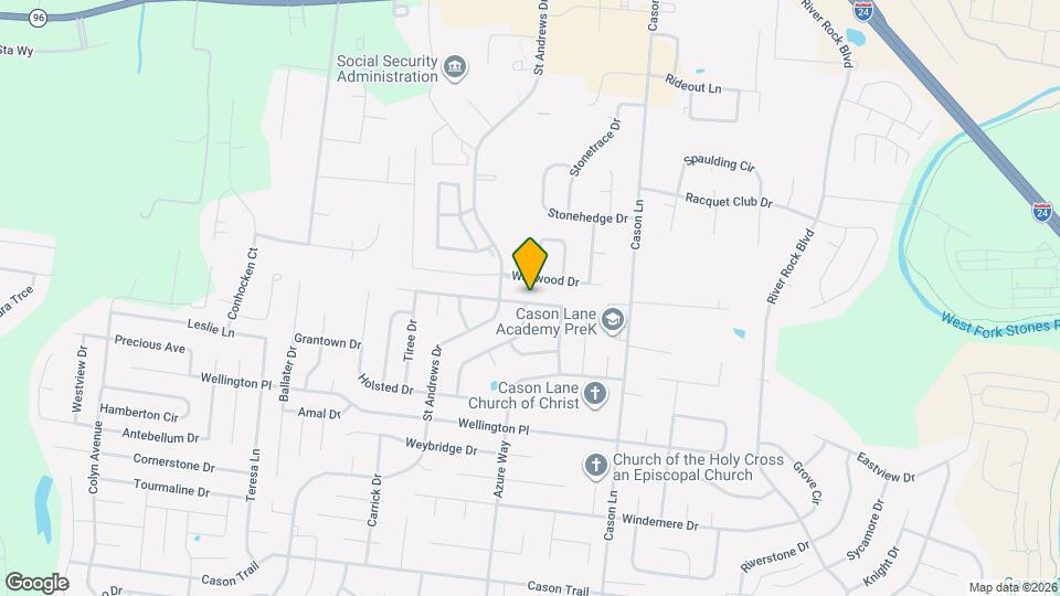 2836 Roscommon Dr Map and Location Details