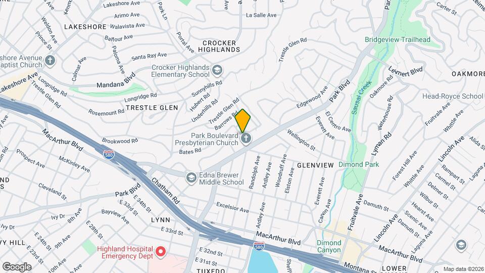 1208 Hampel St Map and Location Details